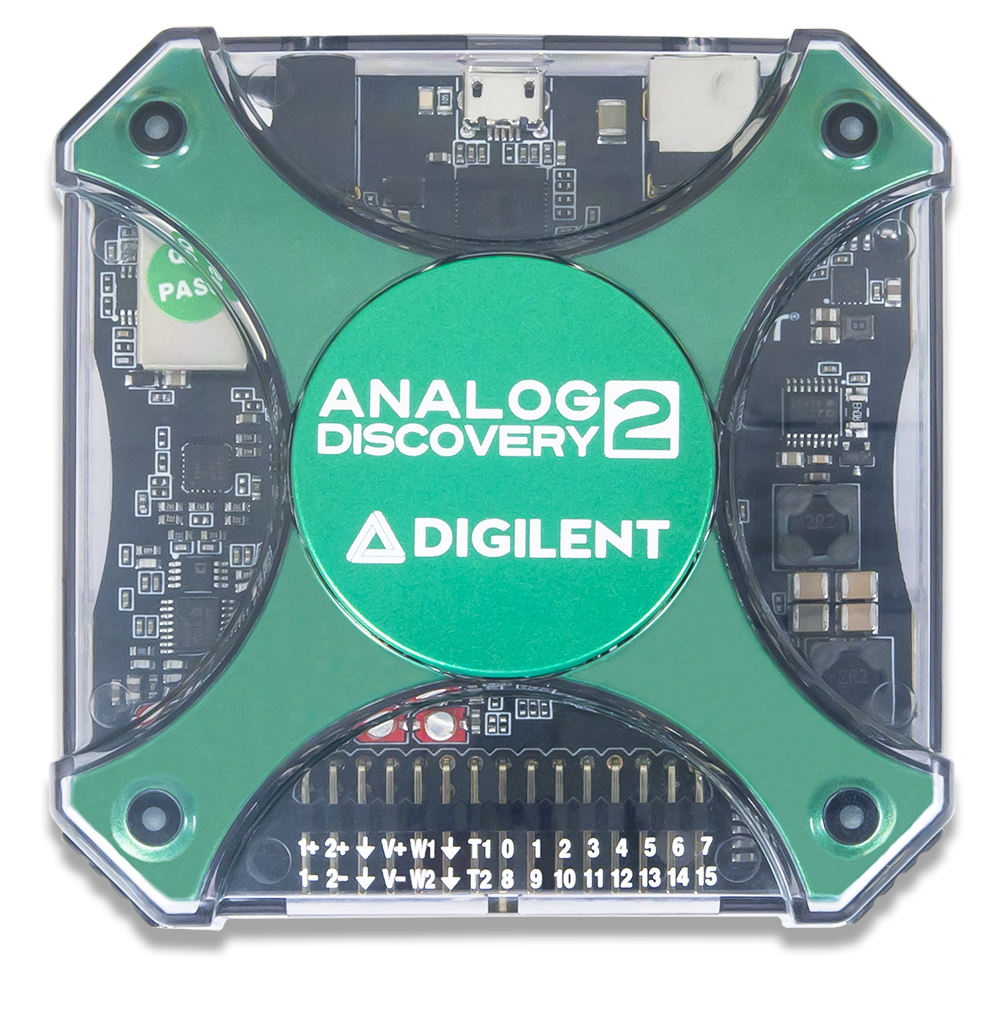 Analog Discovery 2: 100MS/s USB Oscilloscope, Logic Analyzer 